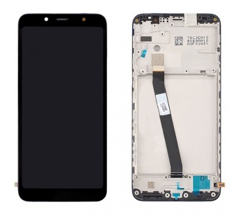 Дисплей для Xiaomi Redmi 7A в рамке + тачскрин (черный) (100% LCD)#1926797