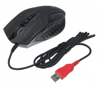 Мышь A4Tech Bloody Q51 черный/рисунок оптическая (3200dpi) USB (8but) [10.12], шт#1888200