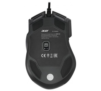 Мышь Acer OMW150 черный оптическая (4800dpi) USB (8but) ZL.MCEEE.00P [10.12], шт#1810654