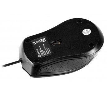 Мышь Оклик 225M черный оптическая (1200dpi) USB (3but) [10.12], шт#1908563