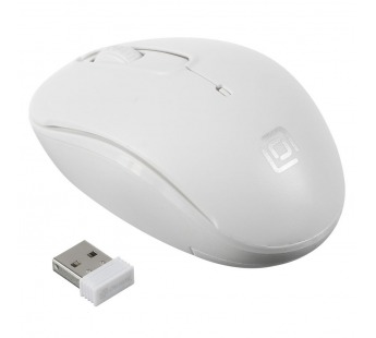Мышь Оклик 505MW белый оптическая (1000dpi) беспроводная USB для ноутбука (3but) [10.12], шт#1805106