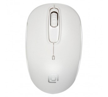 Мышь Оклик 505MW белый оптическая (1000dpi) беспроводная USB для ноутбука (3but) [10.12], шт#2132214