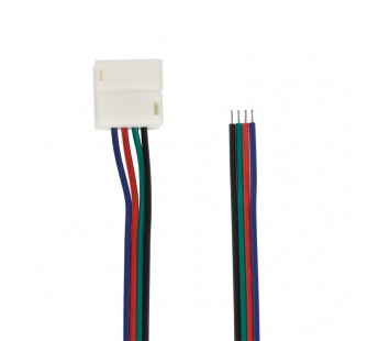 Коннектор питания (1 разъем) для RGB светодиодных лент с влагозащитой шириной 10 мм LAMPER#2132395