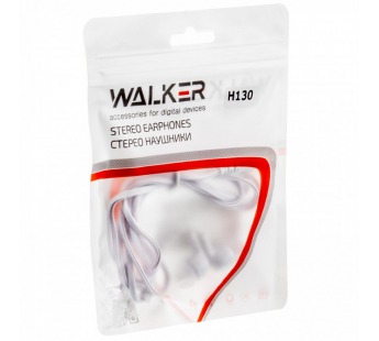 Наушники WALKER H130 (белые) [13.12], шт#2015928