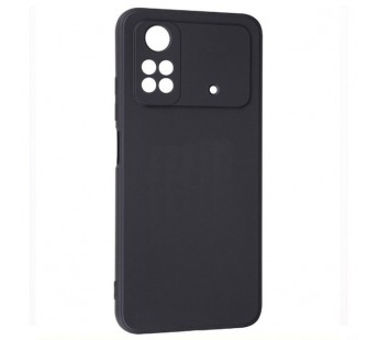 Чехол на Xiaomi Poco M4 Pro 4G Silicone Case (черный)#1806376