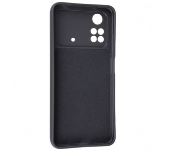 Чехол на Xiaomi Poco M4 Pro 4G Silicone Case (черный)#1806377