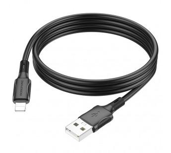 Кабель USB - Apple lightning BOROFONE BX80 (черный) 1м#1806711