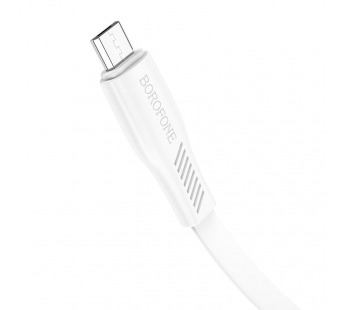 Кабель USB - micro USB BOROFONE BX85 (белый) 1м#1806715