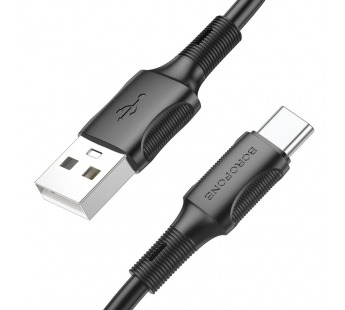 Кабель USB - Type-C BOROFONE BX80 (черный) 1м#1806701