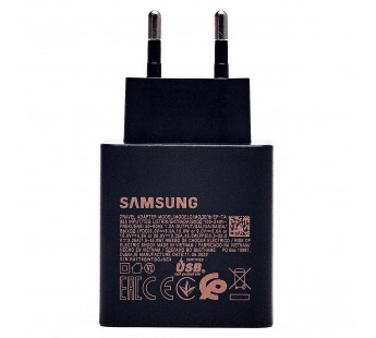 Адаптер Сетевой Samsung REPLICA 2Type-C/USB 3A/65W (black) (214151)#1971014