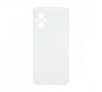 Чехол-накладка силиконовый противоударный для Xiaomi Poco M5 4G прозрачный#1809699