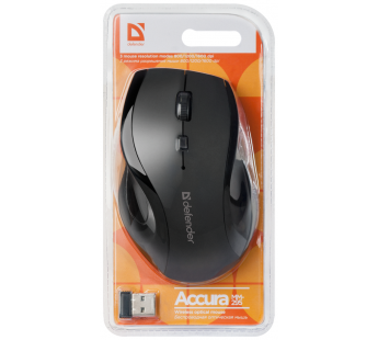 Мышь беспроводная Defender MM-295 Черный#1809429