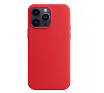 Чехол для iPhone 14 Pro Silicone Case,Magsafe с анимацией, красный#1844529