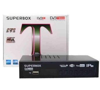 Цифровая ТВ приставка DVB-T2 SUPER BOX T8000 (Wi-Fi) + HD плеер#1829094