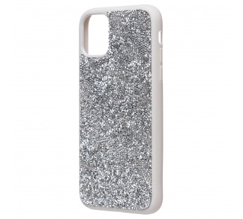 Чехол-накладка - PC071 POSH SHINE для "Apple iPhone 11" россыпь кристаллов (silver) (212735)#1866701