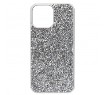 Чехол-накладка - PC071 POSH SHINE для "Apple iPhone 14 Pro Max" россыпь кристаллов (silver) (212757)#1866666