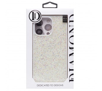 Чехол-накладка - PC071 POSH SHINE для "Apple iPhone 14 Pro Max" россыпь кристаллов (white) (212758)#1866664