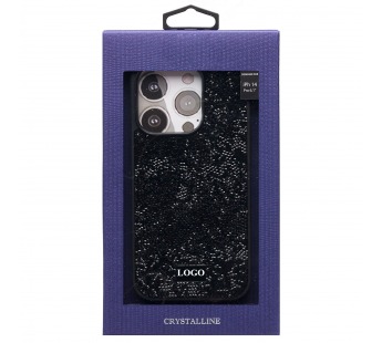 Чехол-накладка - PC071 POSH SHINE для "Apple iPhone 14 Pro" россыпь кристаллов (black) (212753)#1866661