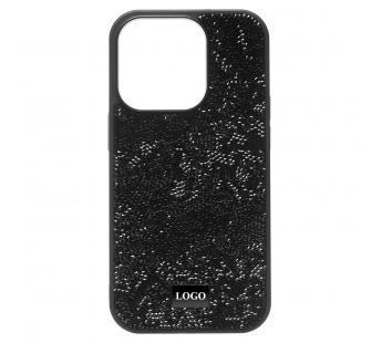 Чехол-накладка - PC071 POSH SHINE для "Apple iPhone 14 Pro" россыпь кристаллов (black) (212753)#1866657