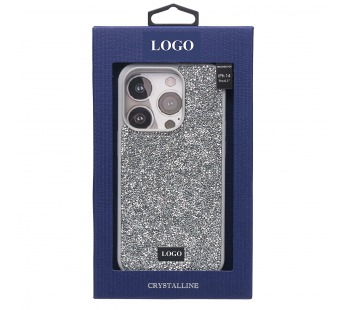 Чехол-накладка - PC071 POSH SHINE для "Apple iPhone 14 Pro" россыпь кристаллов (silver) (212754)#1849810