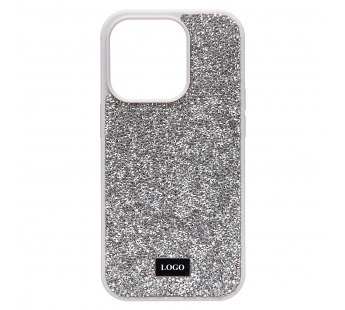 Чехол-накладка - PC071 POSH SHINE для "Apple iPhone 14 Pro" россыпь кристаллов (silver) (212754)#1865711