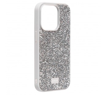 Чехол-накладка - PC071 POSH SHINE для "Apple iPhone 14 Pro" россыпь кристаллов (silver) (212754)#1865713