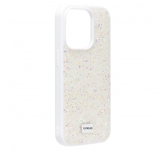 Чехол-накладка - PC071 POSH SHINE для "Apple iPhone 14 Pro" россыпь кристаллов (white) (212755)#1865720