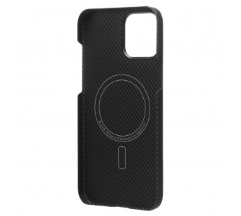Чехол-накладка Cellis SM009 POSH KEVLAR SafeMag для "Apple iPhone 12 Pro Max" (black) (210754)#1810988