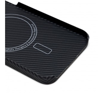 Чехол-накладка Cellis SM009 POSH KEVLAR SafeMag для "Apple iPhone 12/iPhone 12 Pro" (black) (210753)#1868247