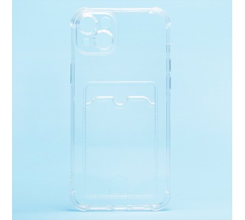 Чехол-накладка - SC278 с картхолдером для "Apple iPhone 14 Plus" (transparent) (214176)#1812008