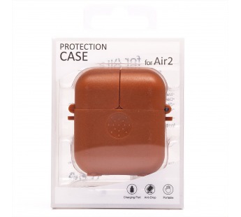 Чехол - PCP03 для кейса "Apple AirPods/AirPods 2" (brown) (212474)#2013942