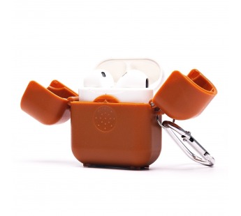 Чехол - PCP03 для кейса "Apple AirPods/AirPods 2" (brown) (212474)#2013941