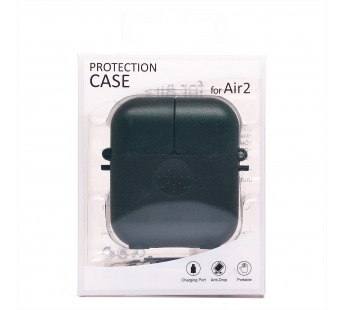 Чехол - PCP03 для кейса "Apple AirPods/AirPods 2" (green) (212475)#2013946