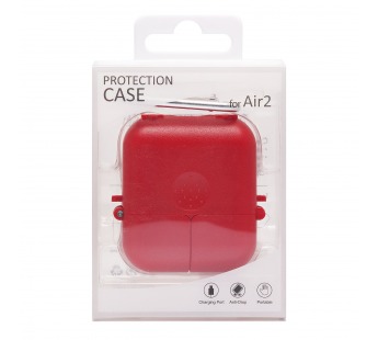 Чехол - PCP03 для кейса "Apple AirPods/AirPods 2" (red) (212473)#2013839