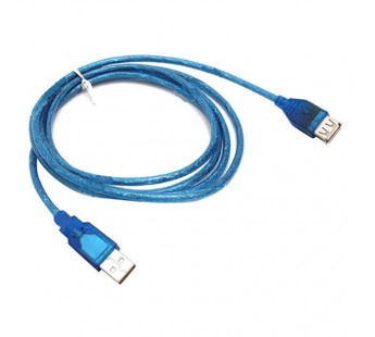 Кабель-удлинитель TELECOM USB2.0 AM-AF, голубая изоляция, 1.8 м. (1/200)#2109086