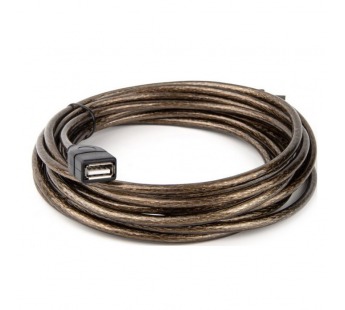 Кабель удлинительный USB2.0 AM/AF прозрачная изоляция 5m  Telecom <VUS6956T-5M>#2052579