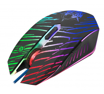 Мышь оптическая DEFENDER Dark Agent GM-590L 6 кнопок,12800dpi#1810788