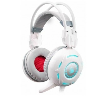 Наушники с микрофоном A4Tech Bloody G300 белый 1.8м мониторные (G300 WHITE+GREY) [28.12], шт#1811859