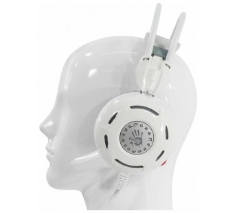 Наушники с микрофоном A4Tech Bloody G300 белый 1.8м мониторные (G300 WHITE+GREY) [28.12], шт#1811861