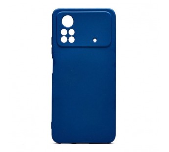 Чехол на Xiaomi Poco X4 Pro 5G Silicone Case (синий)#1812775