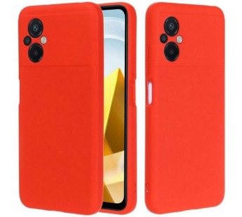Чехол на Xiaomi Poco M5 / M4 5G Silicone Case (красный)#1812773