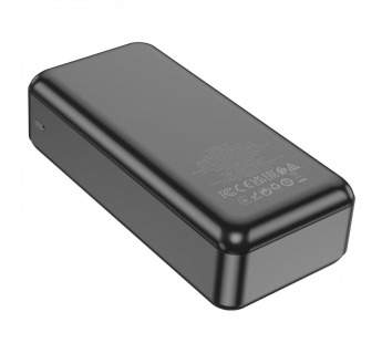 Внешний аккумулятор HOCO J101B Astute 30000 mAh (Micro-USB/Type-C/2USB 3A/LED) черный#1813290