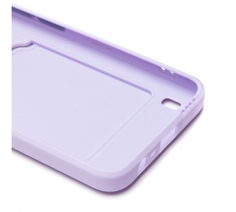 Чехол-накладка - SC315 с картхолдером для "OPPO realme C21Y" (light violet) (214440)#2097255
