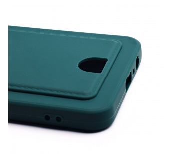 Чехол-накладка - SC315 с картхолдером для "OPPO realme C30" (dark green) (214445)#1835104