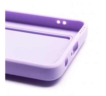 Чехол-накладка - SC315 с картхолдером для "TECNO Pova 3" (light violet) (214481)#2097252