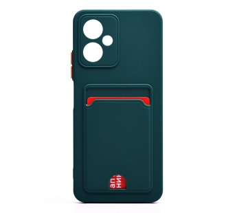 Чехол-накладка - SC315 с картхолдером для "Xiaomi Redmi Note 12" (dark green) (214510)#1815163
