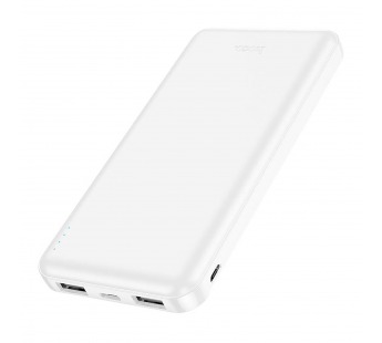 Внешний аккумулятор Hoco J100 10 000mAh USB*2/Type-C/micro (white)(212809)#1814472