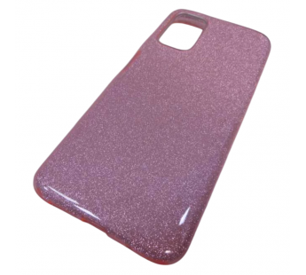                                 Чехол силикон-пластик Xiaomi Redmi 9T Fashion с блестками розовый#2133242