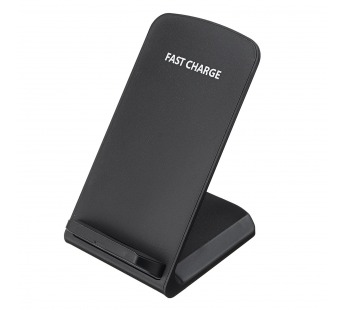 ЗУ Сетевое Беспроводное - Wireless charging stend (подставка)+ micro USB (black) (black) (88503)#1830704