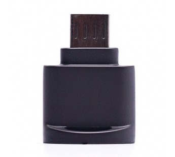 Адаптер - для чтения карт microSD, micro USB-порт (black) (212696)#1877491
